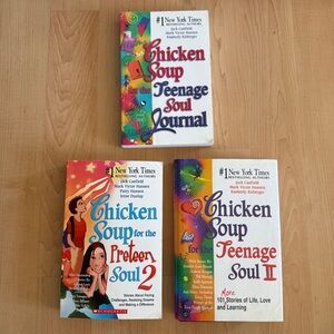 Lot of Three Chicken Soup for the Preteen Teenage Soul Books Journal